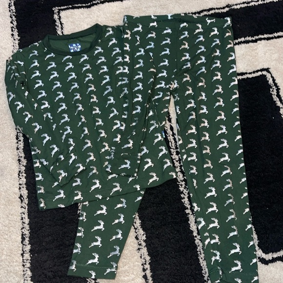 Kickee Pants Reindeer PJ Set - Picture 1 of 3